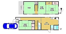 柏原市田辺2丁目　中古戸建