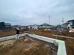 牛久市田宮町　開発分譲地