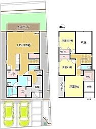 高槻市日吉台五番町の一戸建て