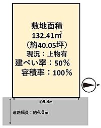 高槻市安岡寺町4丁目の土地