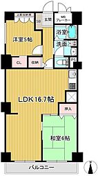 ユニハイム高槻　5階部分