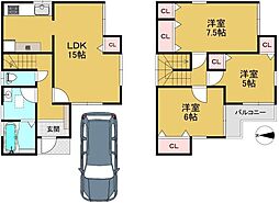 高槻市大冠町３丁目の一戸建て