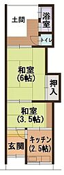守口市金田町・貸家(6戸1左から3軒目)