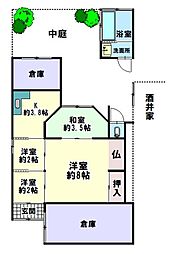 香芝市下田東2丁目の一戸建て