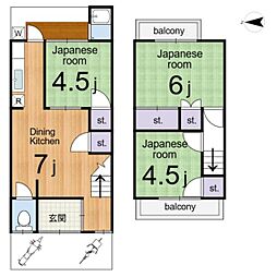 上京区西入川瀬町　中古戸建て