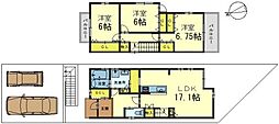 京都市山科区小山谷田町の一戸建て