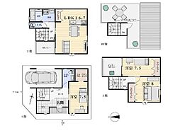 八尾市栄町２丁目の一戸建て