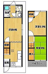 東大阪市下六万寺町３丁目の一戸建て