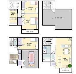 東大阪市岩田町1丁目の一戸建て