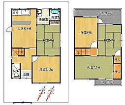 藤井寺市惣社２丁目の一戸建て