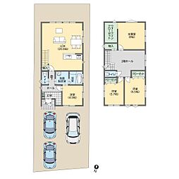 福井市西谷３丁目の一戸建て