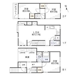 品川区大井６丁目の一戸建て