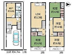 守口市寺方錦通三丁目中古戸建