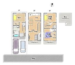 高槻市城南町３丁目の一戸建て