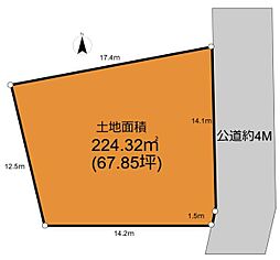 足立区西竹の塚1丁目土地