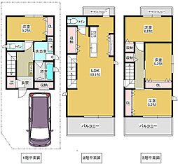 堺市北区南花田町　新築戸建