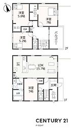 春日井市東野町西２丁目の一戸建て