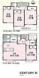 北名古屋市熊之庄牛流の一戸建て
