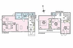 豊田市平山町3丁目第1期全2棟2号棟　新築戸建て