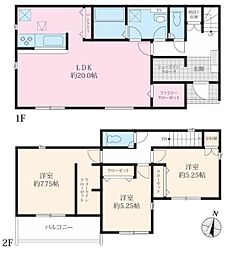 安城市姫小川町　新築戸建て　全7棟　5号棟