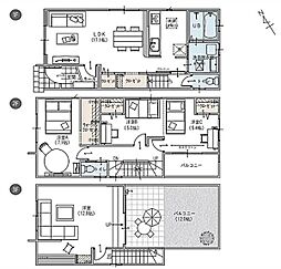 安城市百石町　新築戸建て　全4棟　B棟