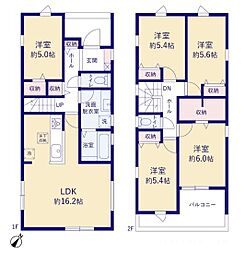 岡崎市宇頭町全2棟1号棟　新築戸建