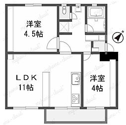 花見川住宅7街区10号棟　406号室