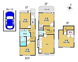 世田谷区北烏山4丁目　中古戸建
