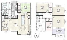 豊川市金屋元町一丁目　新築戸建（全6棟）2号棟