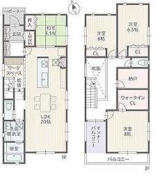 豊川市金屋橋町　新築戸建(全6棟)　1号棟
