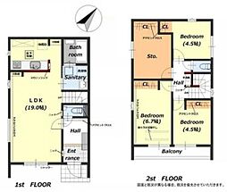 豊橋市北山町第1期　新築戸建（全7棟）4号棟リナージュ