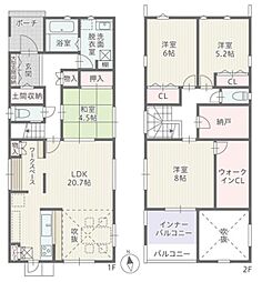 豊川市八幡町弥五郎2（全5棟）3号棟　新築戸建