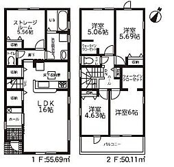 豊川第73桜町　新築戸建（全4棟）4号棟