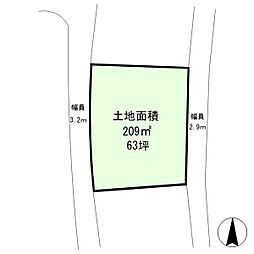 豊川市千両町大堀　土地