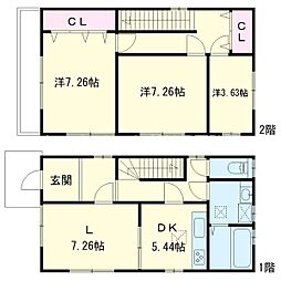 豊橋市城下町字恵下の一戸建て