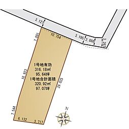 豊橋市大村町字横走　売土地（全4区画）1号地
