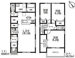 豊橋市住吉町59期　新築戸建（全2棟）2号棟