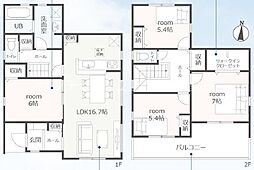 豊橋市高洲町第1期　新築戸建　全3棟　2号棟