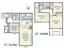 豊橋市松井町第2期　新築戸建　全6棟　6号棟