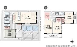 豊橋市花中町23ーP1 新築戸建(全2棟)1号棟