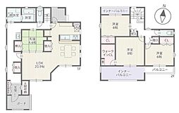豊橋牛川西部土地区画整理25街区 中古戸建(全3棟)3号棟