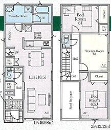 豊橋市東幸町第6 新築戸建(全2棟)1号棟