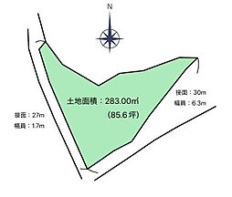 新城市下吉田字紺屋平の土地