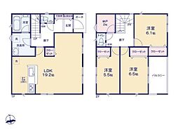 豊川市三蔵子町第7 新築戸建(全6棟)6号棟