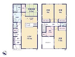 豊川市御津町御馬浜田第1　新築戸建（全3棟）3号棟