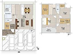 豊橋市高師町1期　新築戸建（全3棟）2号棟