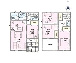 蒲郡市大塚町第10　新築戸建（全2棟）1号棟