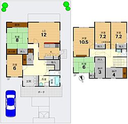 京都市西京区大枝北福西町２丁目の一戸建て