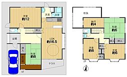 京都市西京区大枝西新林町１丁目の一戸建て