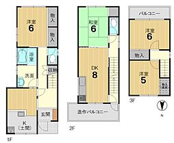 京都市南区東九条南松ノ木町の一戸建て